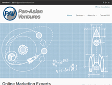 Tablet Screenshot of panasianventures.com